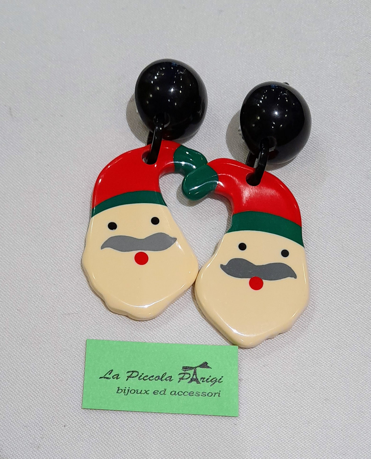 Marion Godart Orecchini Babbo Natale