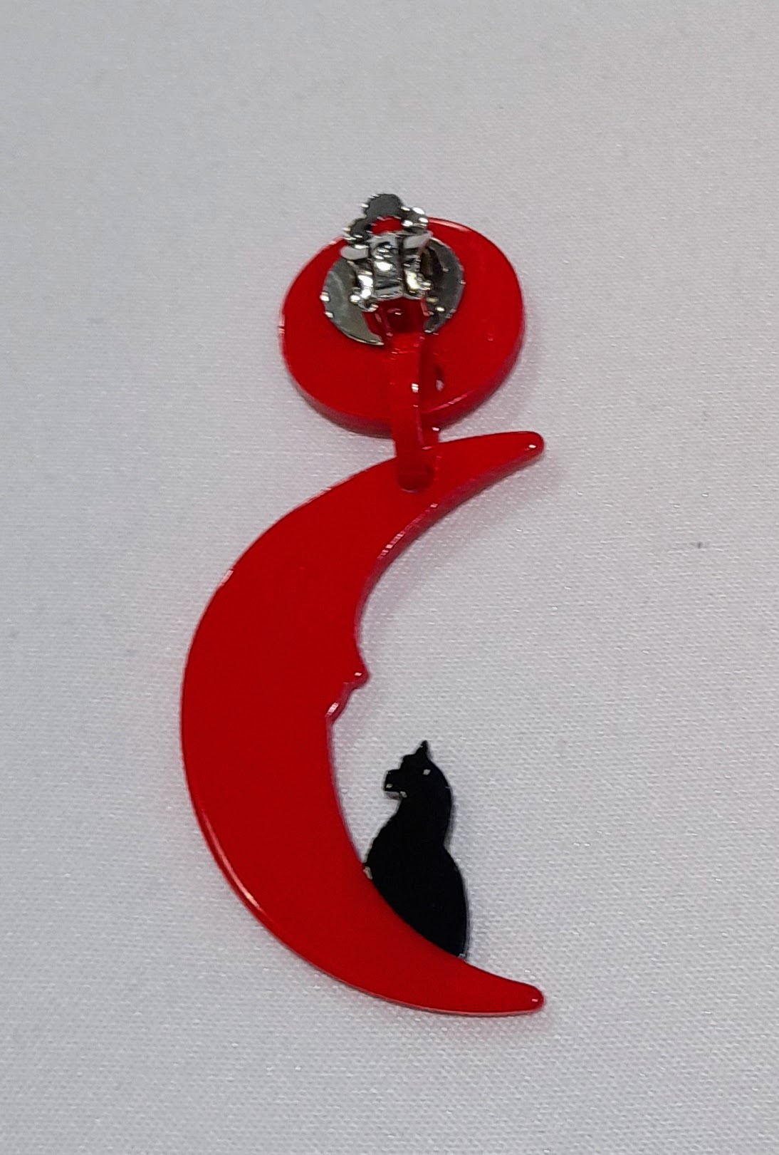 Marion Godart Orecchini Luna e Gatto - immagine 2