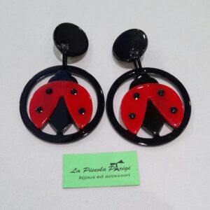 Marion Godart Orecchini Coccinella