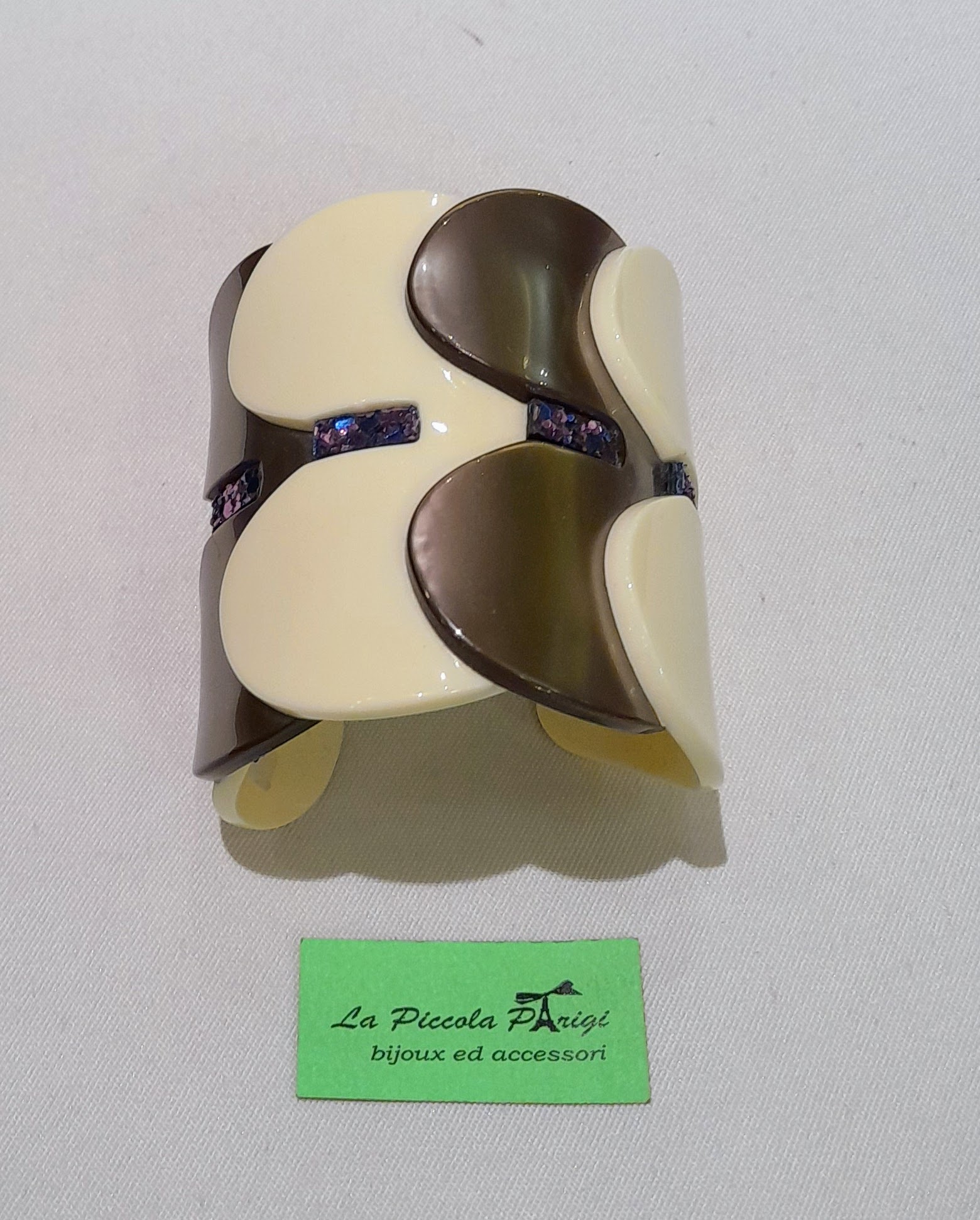 Jean Marie Poinot Bracciale Cuori Sovrapposti
