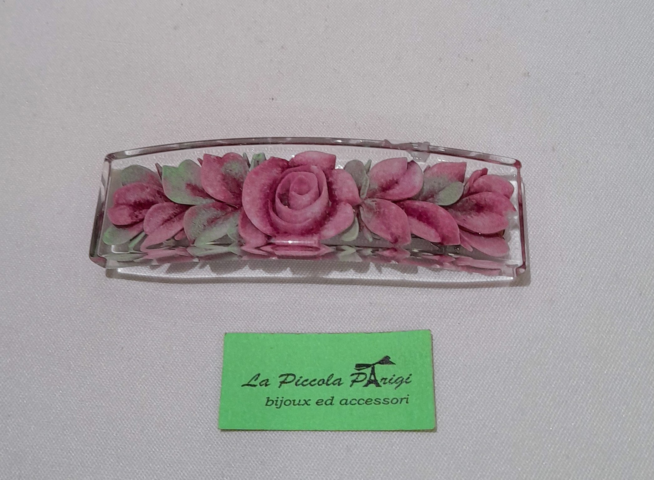 Jean Marie Poinot Barrette Rose