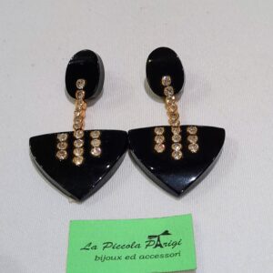 Jean Marie Poinot Orecchini Brillò Triangolo