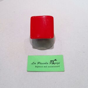 Marion Godart Anello Quadrato Mis. Grande