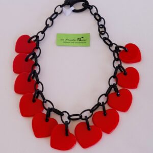 Marion Godart Collana Cuoricini Charms