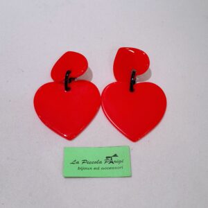 Marion Godart Orecchini Doppio Cuore Grande